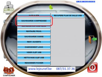 SAUVEGARDE COMPRESSEE